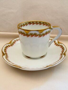 Vintage Haviland Limoges Teacup and Saucer